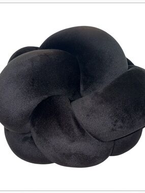 Room Essentials Black Knot Accent Pillow